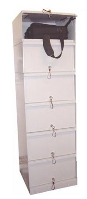 Armario para Portatiles 1450x490x530mm Empilhável Lapstack 5