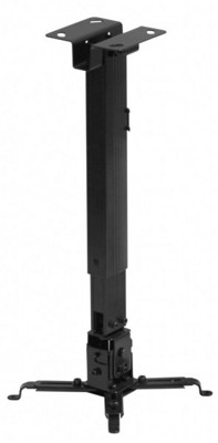 Soportes Proyectores de Techo 430-650mm Negro Tapa Universal