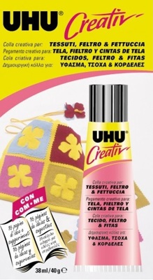 Tubo Pegamento38ml Uhu Creativ Rosa