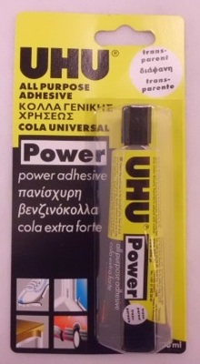 Tubo Pegamento33ml Uhu Power Universal Multi-funções