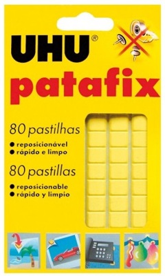 Masilla Adhesiva 80 Un. Uhu Patafix Amarillo