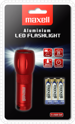 Linterna Maxell AAA LED Metal