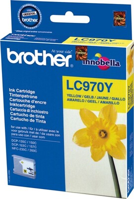 Cartucho de Tinta Brother Compatìvel Amarillo LC970Y