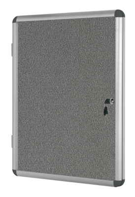 Vitrinas Interior 940x1288x35mm Feltro Enclore Gris