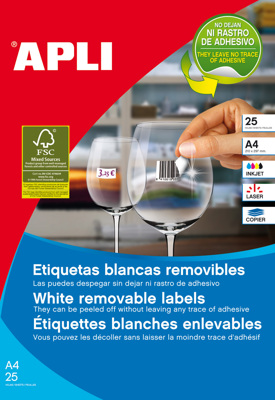 Etiquetas Autoadhesivas 45x8mm Removible Jollería