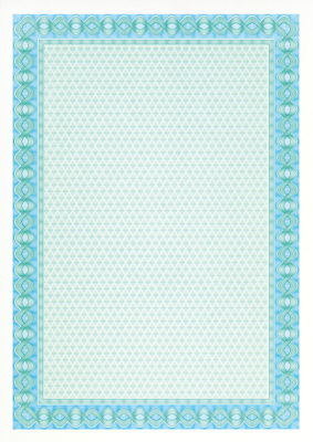 Papel Certificados Y Diplomas Azul Turquesa 115 gr 70 Hojas