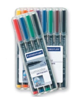 Marcadores Permanentes Staedtler 1mm Bolsa 4 Unid.