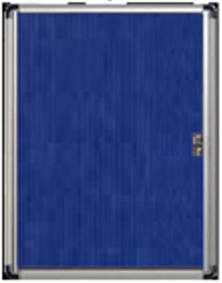 Vitrinas Interior 490x664x31mm Feltro Enclore Extra Azul