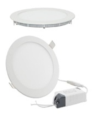 Projectores de Tecto Falso Downlight Redondos 295x20mm, 1680lm, 24W, 4200K com Transformador