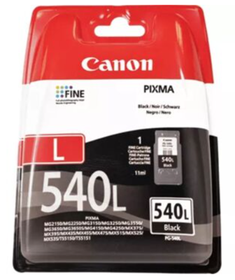 Cartuchos de Tinta Canon 540XL Negro