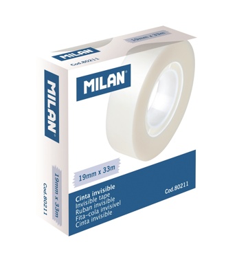 Cinta de Cola Invisible 19x33mm Milan