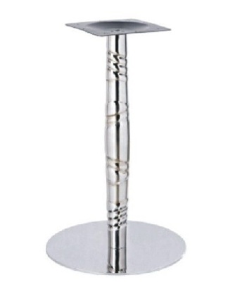 Base de Mesa Luxor, Acero Inoxidable, 45*72 Cms, Acabado Espejo