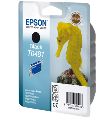 Cartucho de Tinta Epson Negro T0481