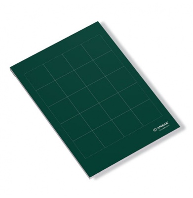 Libretas A4 80 Hojas Cuadriculadas Verde Ambar