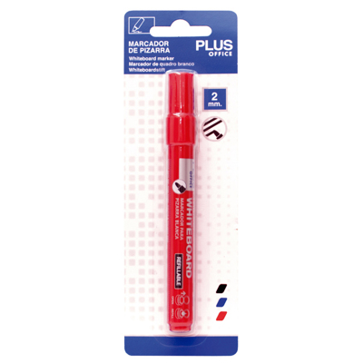 Rotulador Plus Board Marker Rojo Bl1