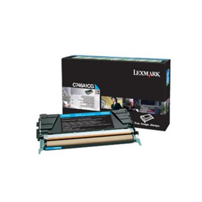 Toner Lexmark Programa de Devolución de Azul C746A1CG