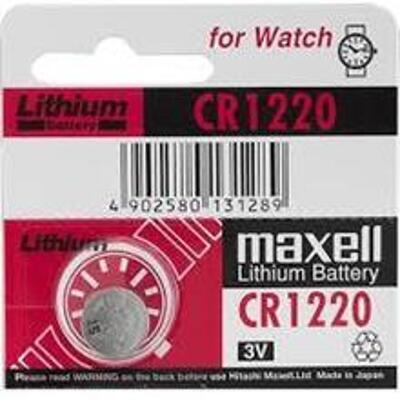 Pilas Maxell Litio CR1220 3V