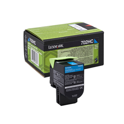 Toner Lexmark Programa de Devolución de Azul, Elevada Capacidade 70C2HC0