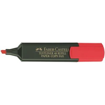 Marcadores Fuorescentes Faber Textliner 48 Rojo