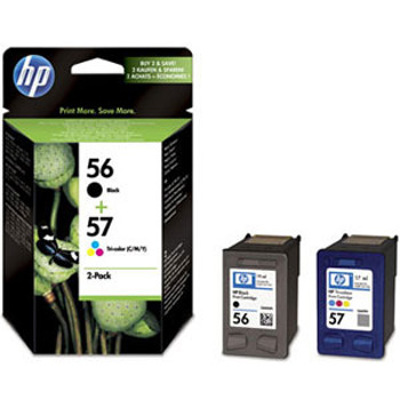 Cartuchos de Tinta HP nº56+nº57 Pack