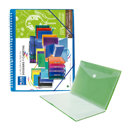 Carpeta Fundas Plus Esp.goma 30f Azul