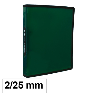 Carpeta Pp Plus A4 2a/25 Verde Rayado