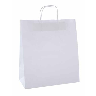 Bolsas de Papel Kraft Blanco 24x11x31mm Apli