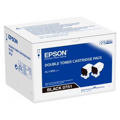 Tóner Epson Original Negro Pack Duplo