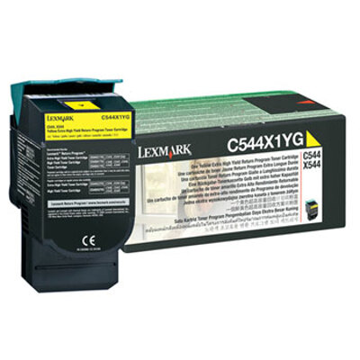 Toner Lexmark Amarillo Alta Capacidade 0C544X1YG