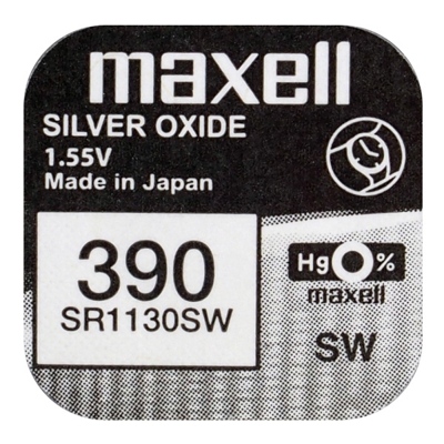 Pilas Maxell Micro SR1130SW Mxl 390 1,55V