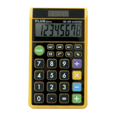 Calculadora Plus Ss-165 Naranja