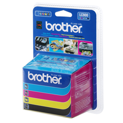 Cartucho de Tinta Brother Pack 4 Cores LC900VALBP