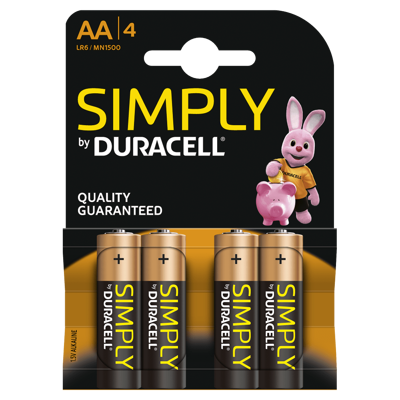 Pilas Duracell Simply AA