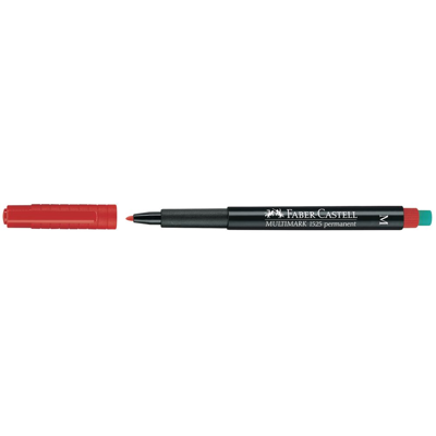 Marcadores Permanentes Faber Ohp 1mm Rojo