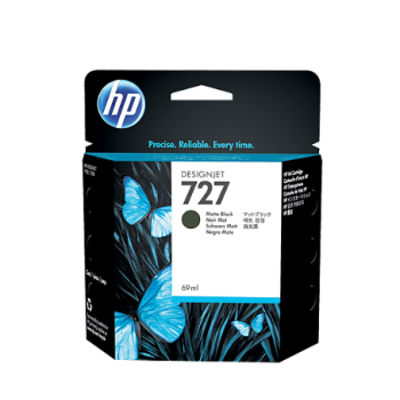 Cartuchos de Tinta HP 727 Negro Mate