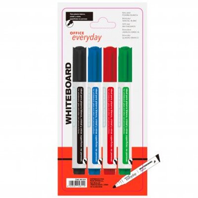 ROTULADOR EVERYDAY BOARD MARKER /4COL