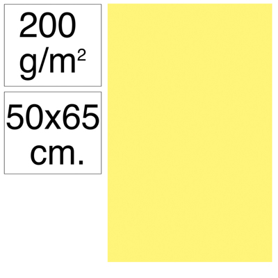 Cartulina Campus 50x65 180g Limon