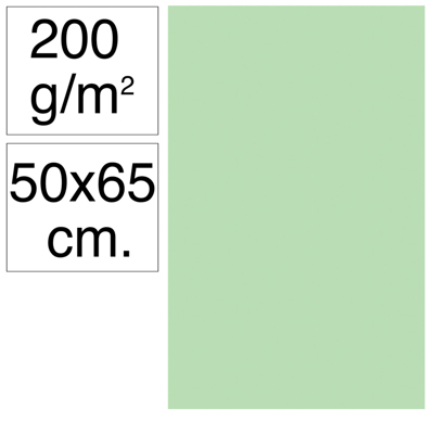 Cartulina Campus 50x65 180g V.manzana