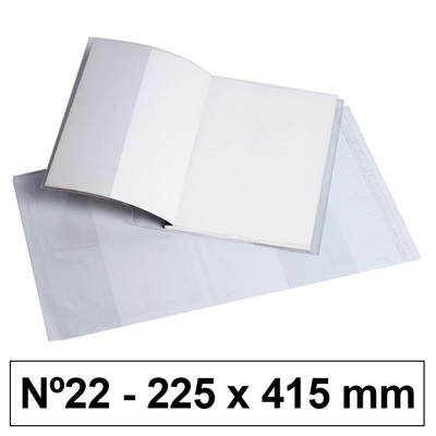 Forro Libros Pvc Nº22 120m 222*415/5u