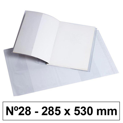 Forro Libros Pvc Nº28 120m 285*530/5u