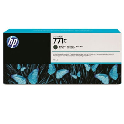 Cartuchos de Tinta HP 771 Negro Mate