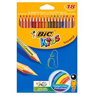 Lápices de Colores 18Un. Bic Kids