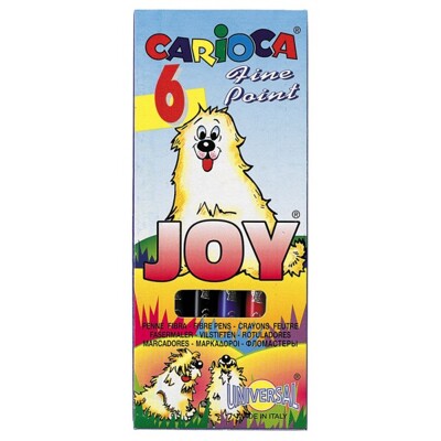 Marcadores Pack 6 Carioca Joy