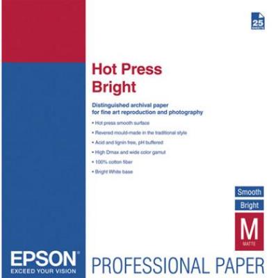 Papel Fine Art Paper Hot Press Bright A3+ 25 Hojas