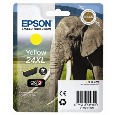 Cartuchos de Tinta Compatibles Epson Amarillo Alta Capacidad T2434