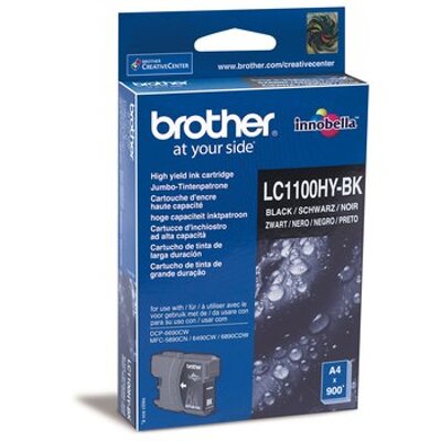 Cartucho de Tinta Brother Negro Alta Capacidad LC1100HYBK