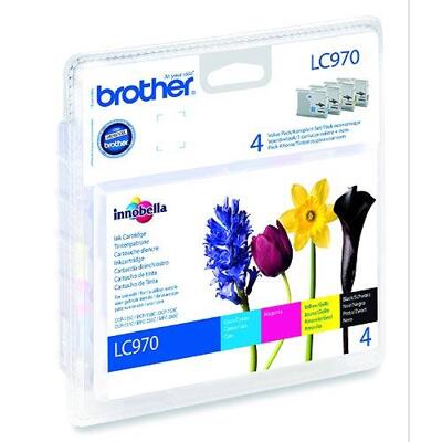 Cartucho de Tinta Brother Pack 4 Colores LC970VALBP