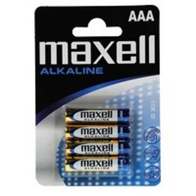 Pilas Maxell Super Alcalinas AAA LR03XL-B4