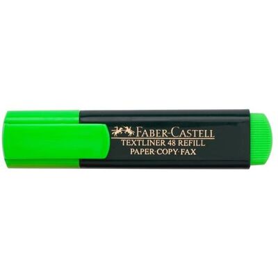 Marcadores Fuorescentes Faber Textliner 48 Verde