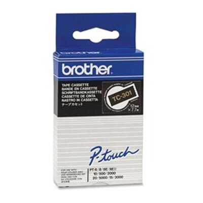 Cintas Brother Laminado Negro/oro 12 mm X 7.7 M